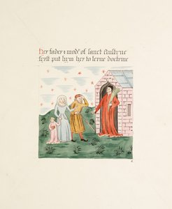 Ms. New Coll 380, f10r. Le antichità della Cattedrale di Santa Maria, Carlisle, disegnate da Robert Carlile, 1795 da Robert Carlile